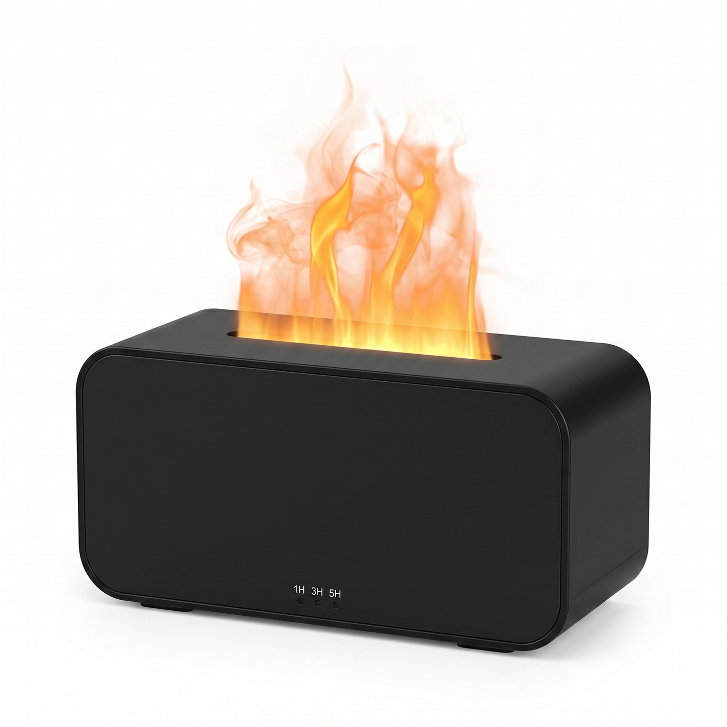 Humidifier & Essential Oil Flame Diffuser with LED Light